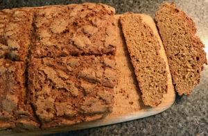 Brot nach dem Aufschneiden