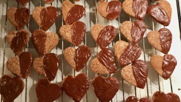 basische Lebkuchenherzen