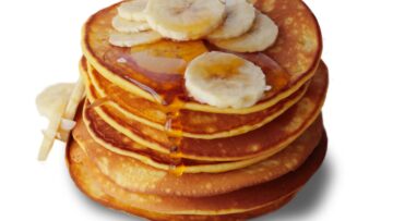 Pfannkuchen mit Banane