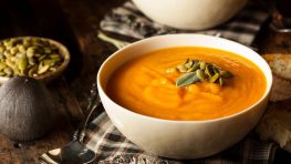 Kürbissuppe mit Kokosmilch