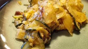 Mediterraner Kartoffel Zucchini Auflauf