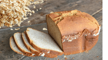 Haferflocken-Quark - Brot