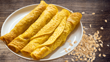 Haferdrink-Pancakes