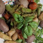 Mediterrane Spargelpfanne
