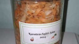 Knackiger Möhren-Apfelsalat
