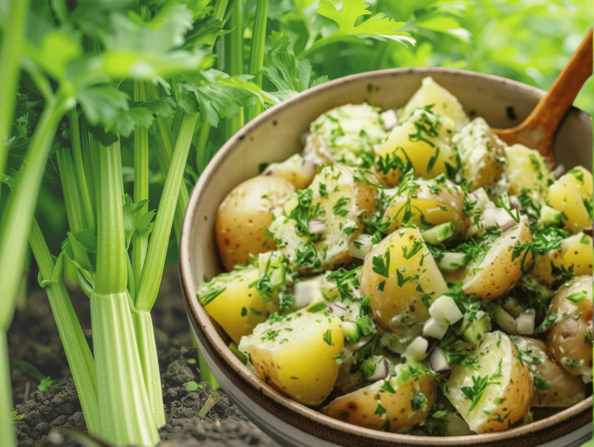 Senf-Dill-Kartoffelsalat