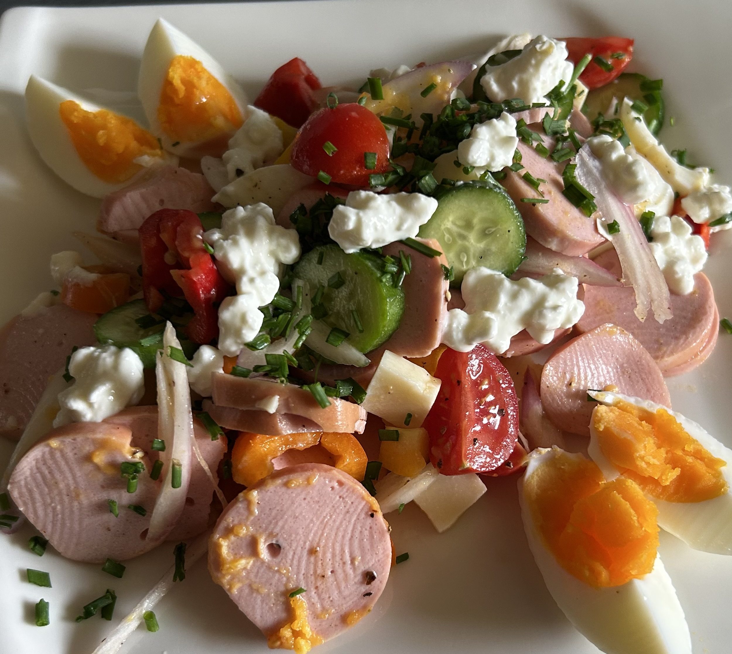 Bunter Wurstsalat