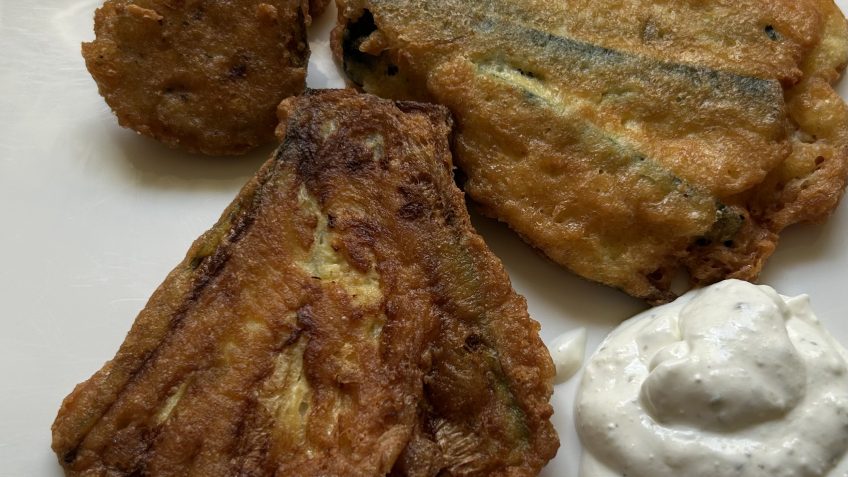 gebackene Zucchini