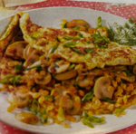 Linsen Kräuteromlette