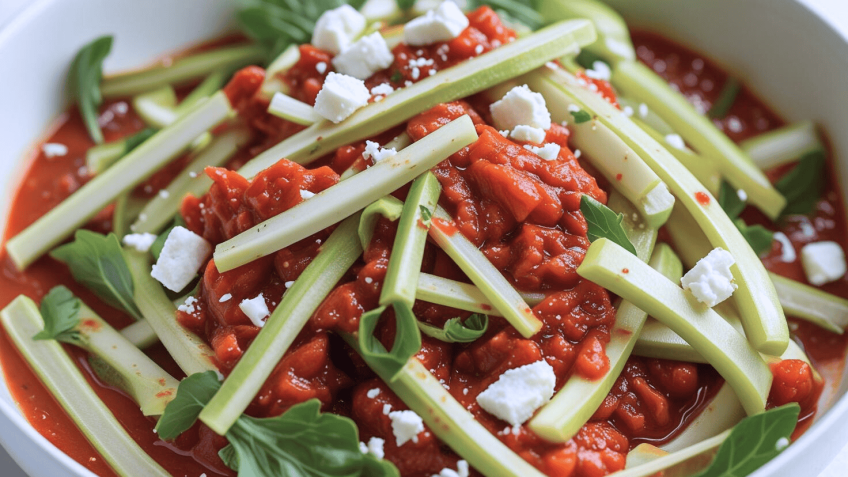 Mediterraner Kohlrabi Salat