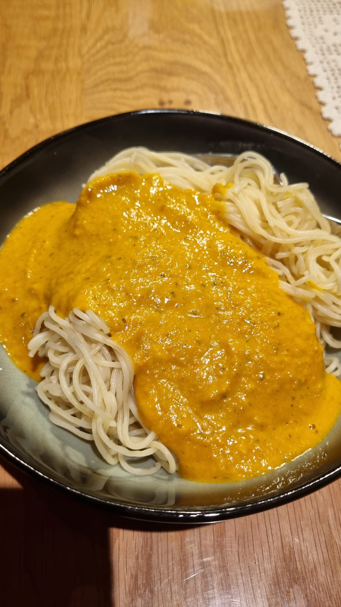 geöstete Kürbissoße