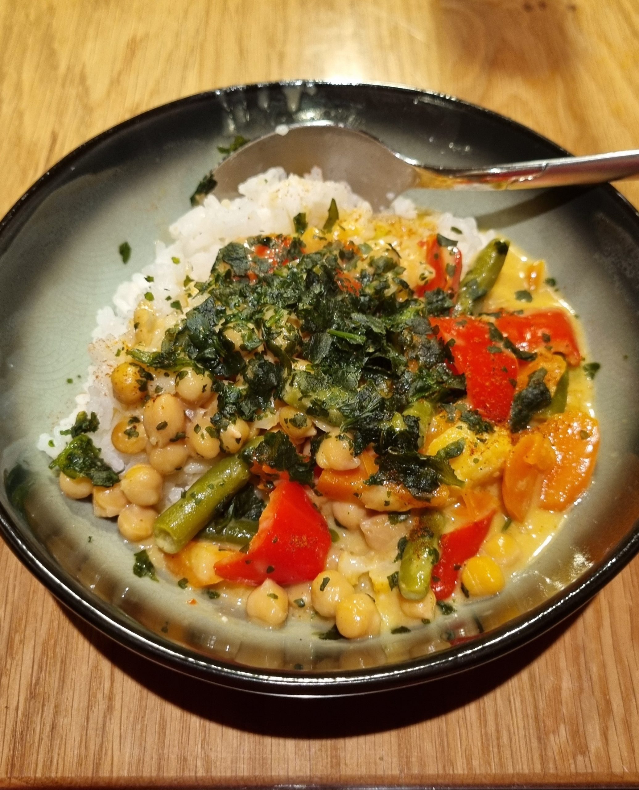 Kichererbsen-Kokos Curry