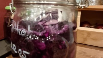 fermentierter Rotkohl