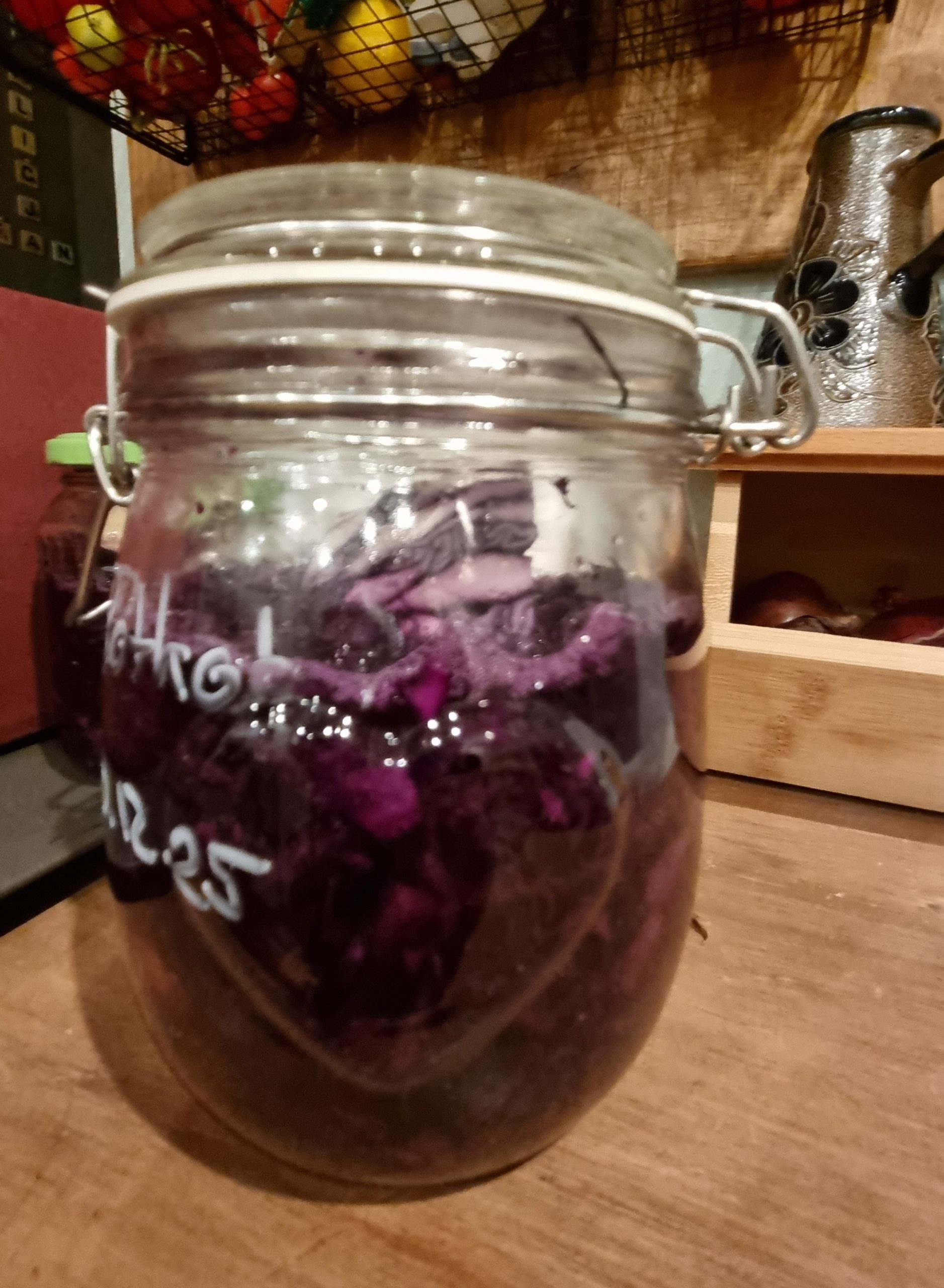fermentierter Rotkohl
