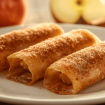 Apfeltaschen aus Reispapier