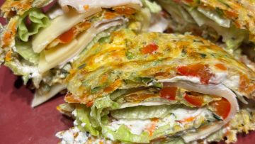 Gemüse-Wrap vom Blech