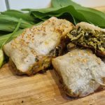 Bärlauch - Spinattaschen aus Reispapier