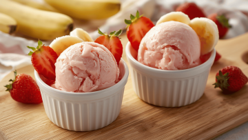 Erdbeer-Protein Eis