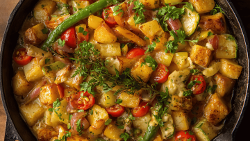 cremige Kartoffelpfanne