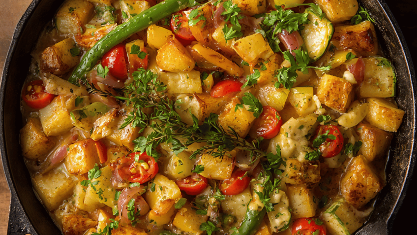 cremige Kartoffelpfanne