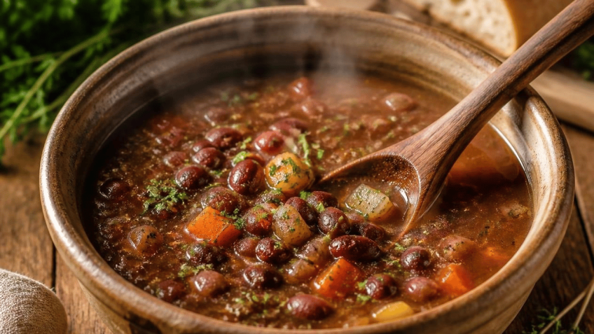 Bohnensuppe nach Omas Art