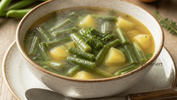 Grüne Bohnensuppe-KI