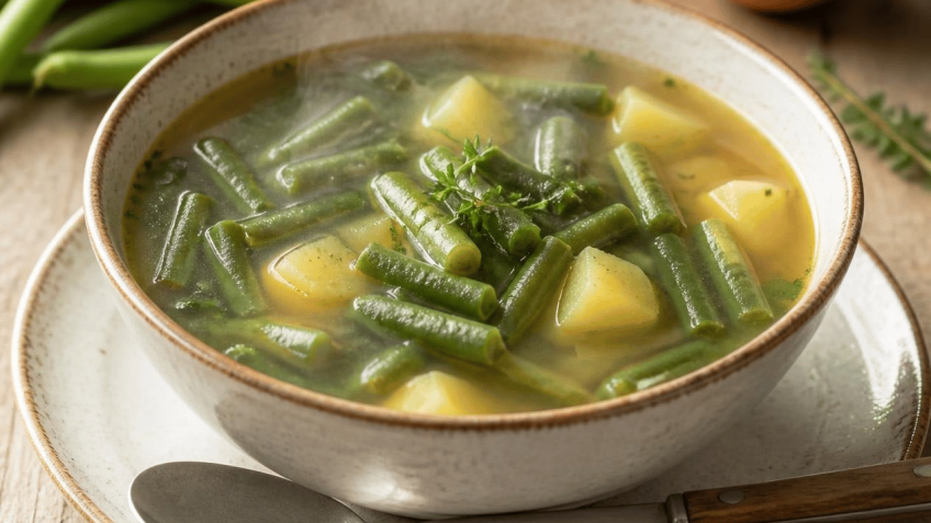 Grüne Bohnensuppe