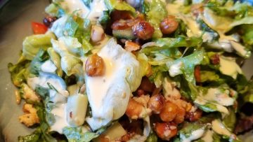 Crispy Kichererbsen Salat